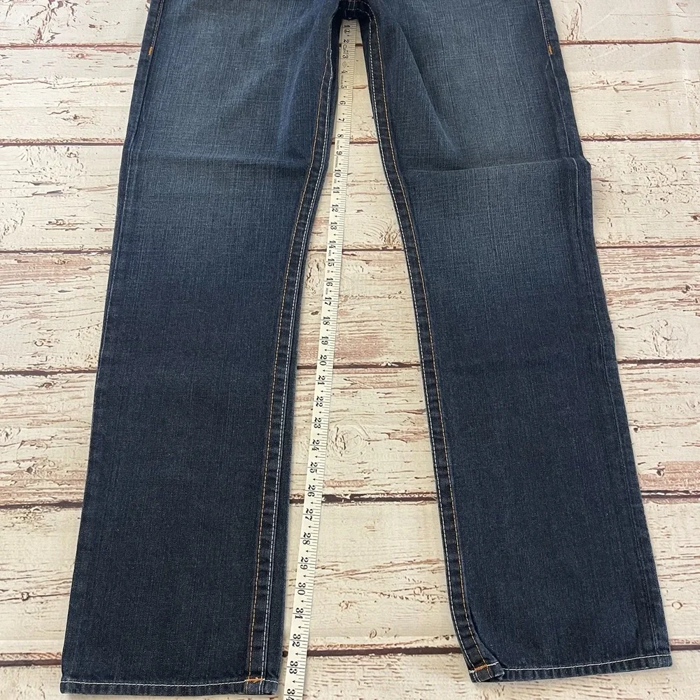 True Religion Mens Original Slim‎ Denim Blue Jeans Size 36x34 Made In USA